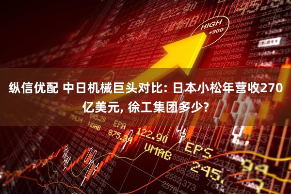 纵信优配 中日机械巨头对比: 日本小松年营收270亿美元, 徐工集团多少?