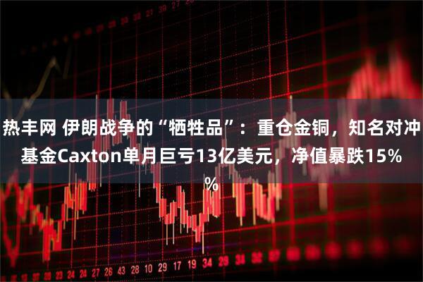 热丰网 伊朗战争的“牺牲品”：重仓金铜，知名对冲基金Caxton单月巨亏13亿美元，净值暴跌15%