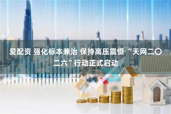 爱配资 强化标本兼治 保持高压震慑 “天网二〇二六”行动正式启动