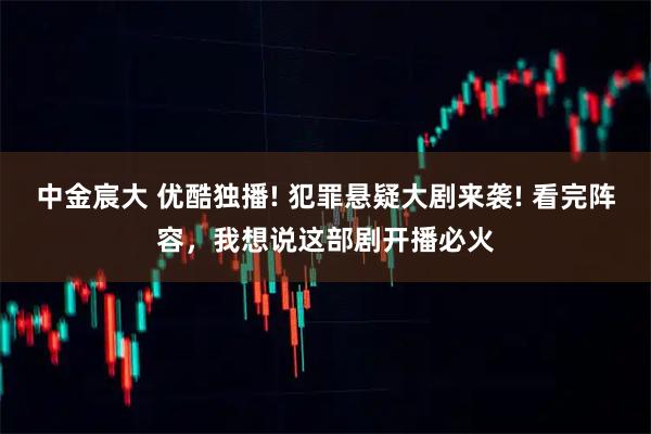 中金宸大 优酷独播! 犯罪悬疑大剧来袭! 看完阵容,我想说这部剧开播必火