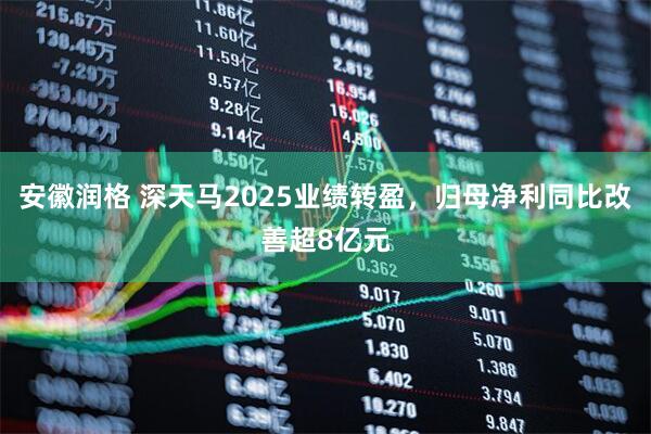 安徽润格 深天马2025业绩转盈，归母净利同比改善超8亿元