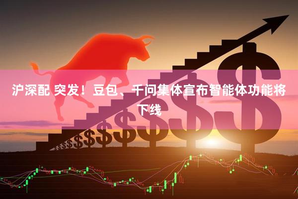 沪深配 突发！豆包、千问集体宣布智能体功能将下线