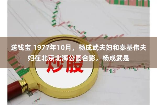 送钱宝 1977年10月，杨成武夫妇和秦基伟夫妇在北京北海公园合影。杨成武是